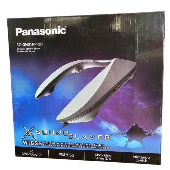 Bose Other - Panasonic SC-GN01PP Wearable Immersive Gaming Speaker System Black Noir